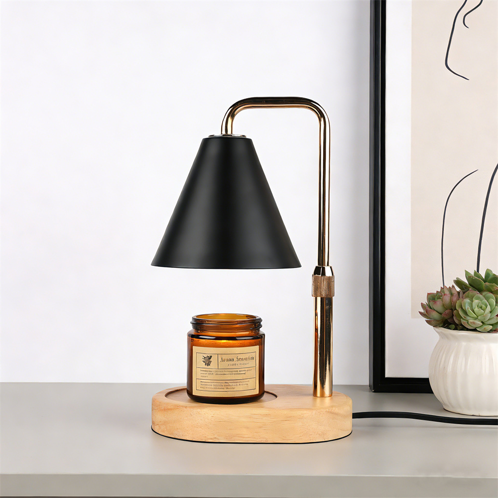 Paraffin Candle Wax - Black Candle Warmer Lamp with Timer