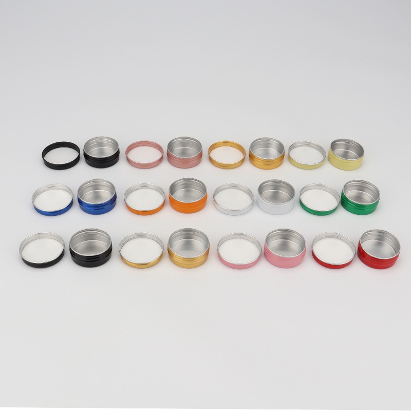 Tin Container Lid - 5ml-250ml Cosmetic Aluminum Cans Aluminum Boxes