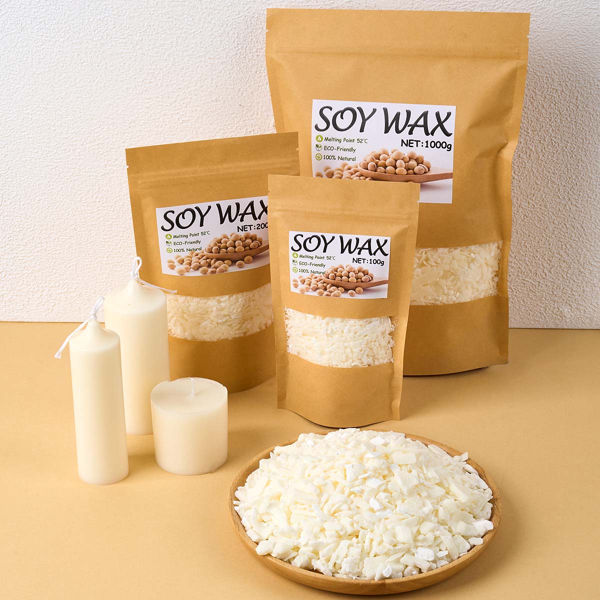 Candle Making Reno - 1 Pounds Pure White Soy Wax