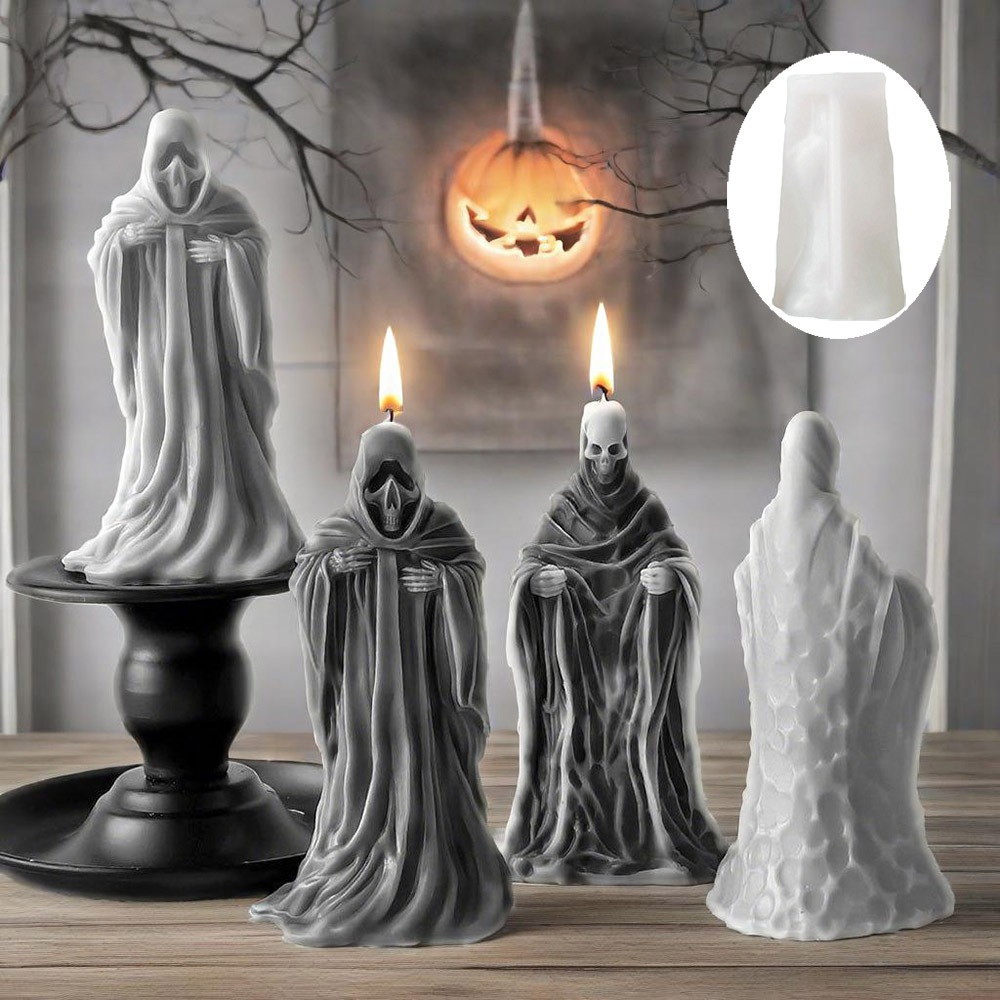 Candle Making Reno - 3D Skeleton Scent Candle Silicone Mold