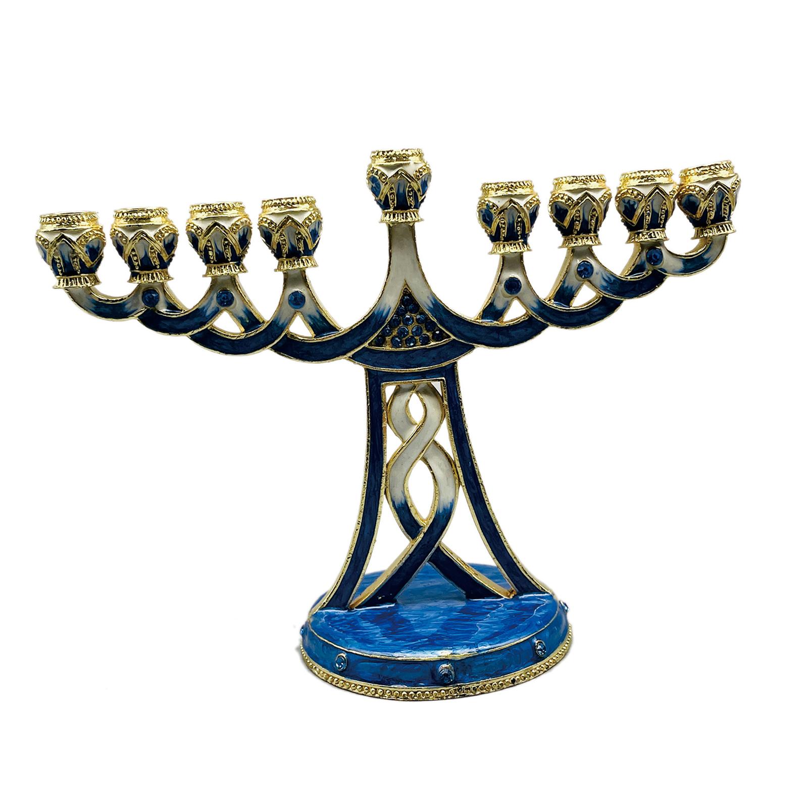 Enameled Menorah Candle Holder - đánh giá và giá Paraffin Candle Wax