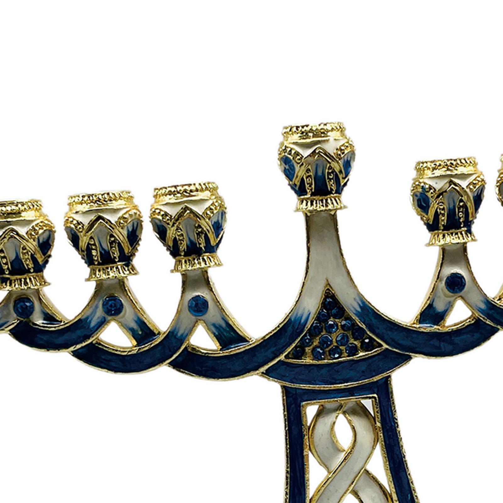 Enameled Menorah Candle Holder - đánh giá và giá Paraffin Candle Wax