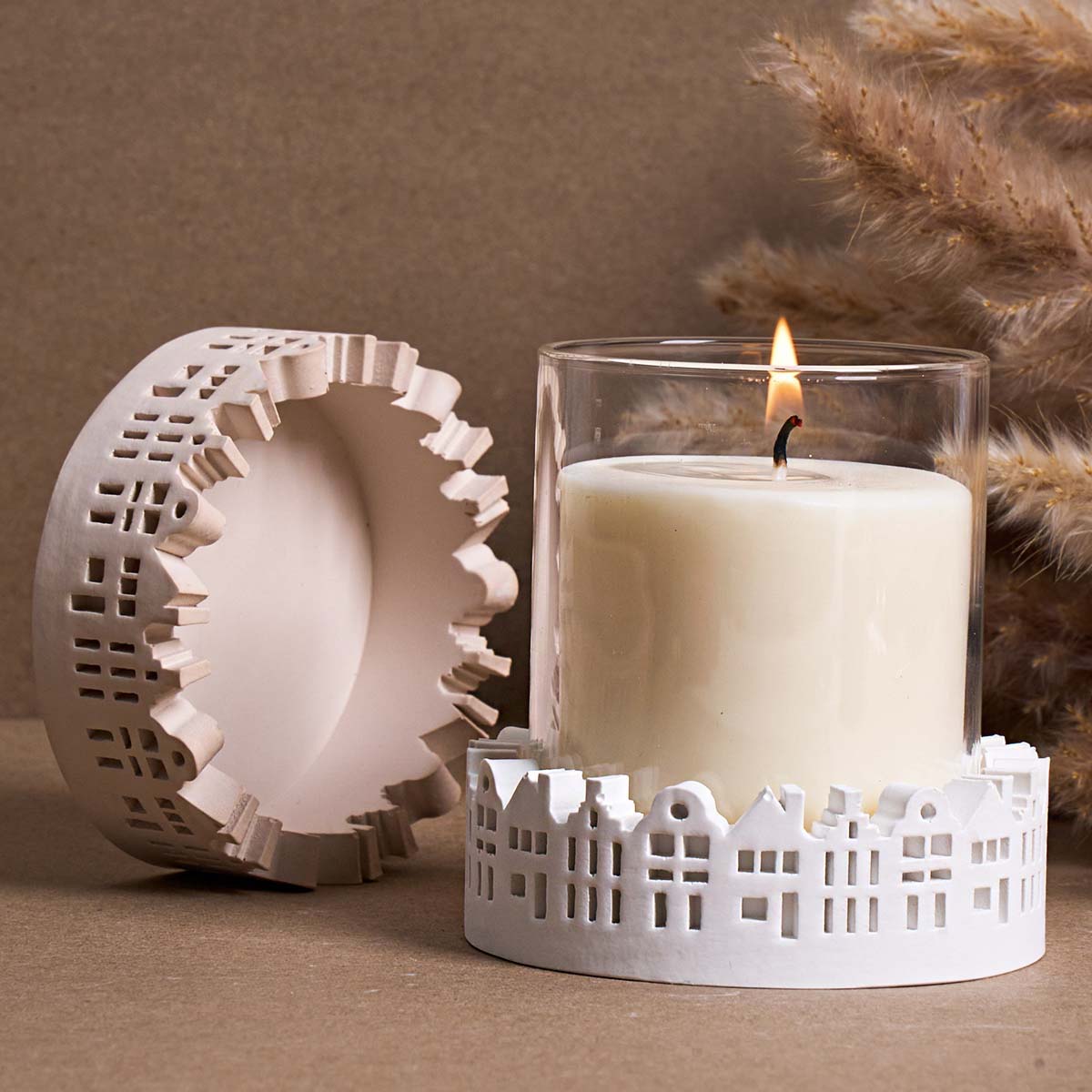 Hollow Round House Candle Hold - đánh giá và giá Kraft Box Candle