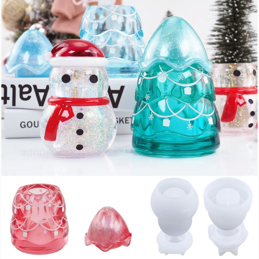 Christmas Storage Jar Epoxy Re - đánh giá và giá Kraft Box Candle