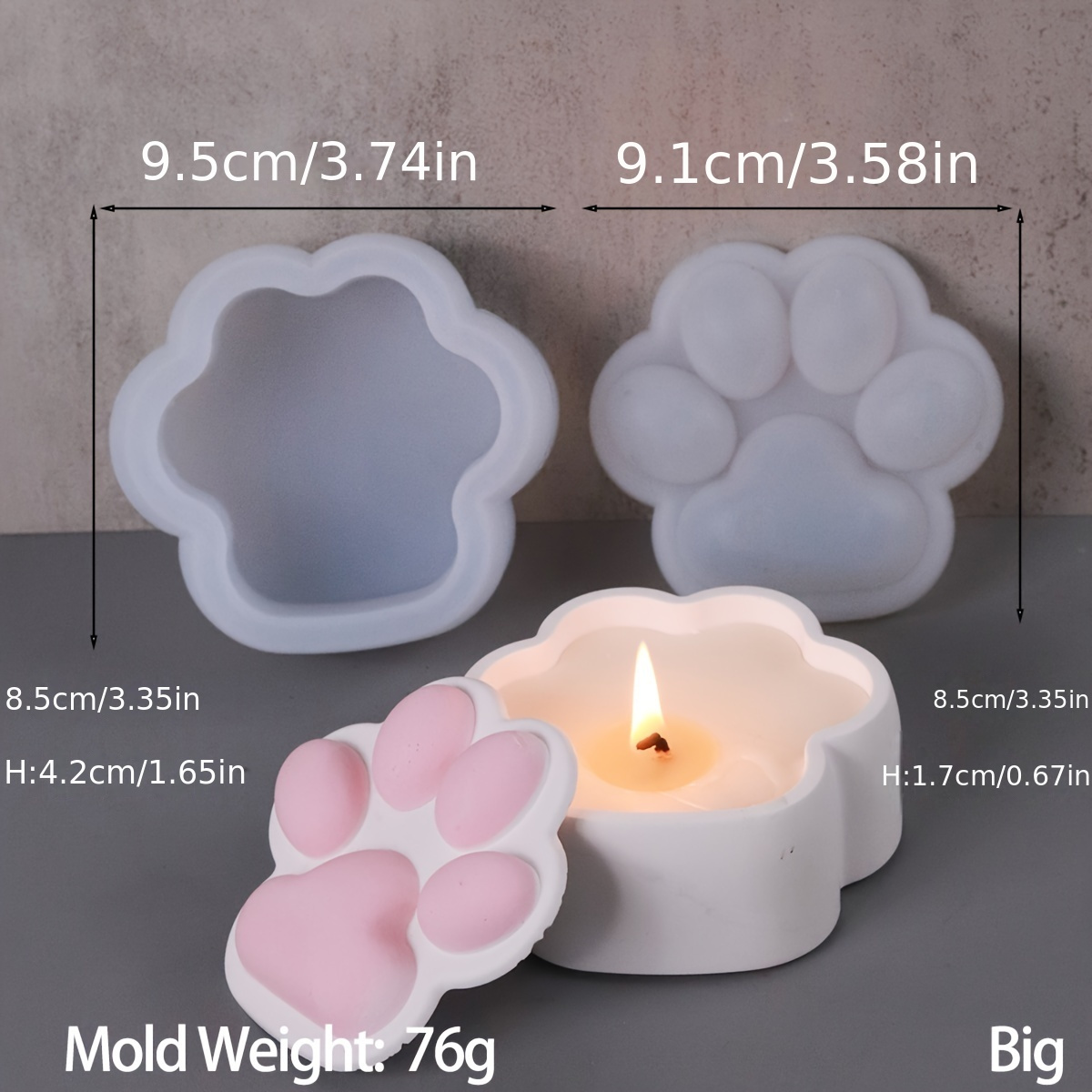Cat Claw Storage Box Silicone  - đánh giá và giá Kraft Box Candle