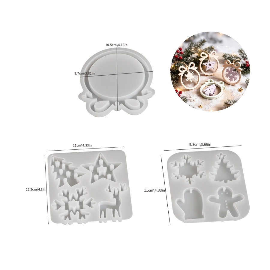 1/3 piece Christmas resin sili - đánh giá và giá Candle Making Classes