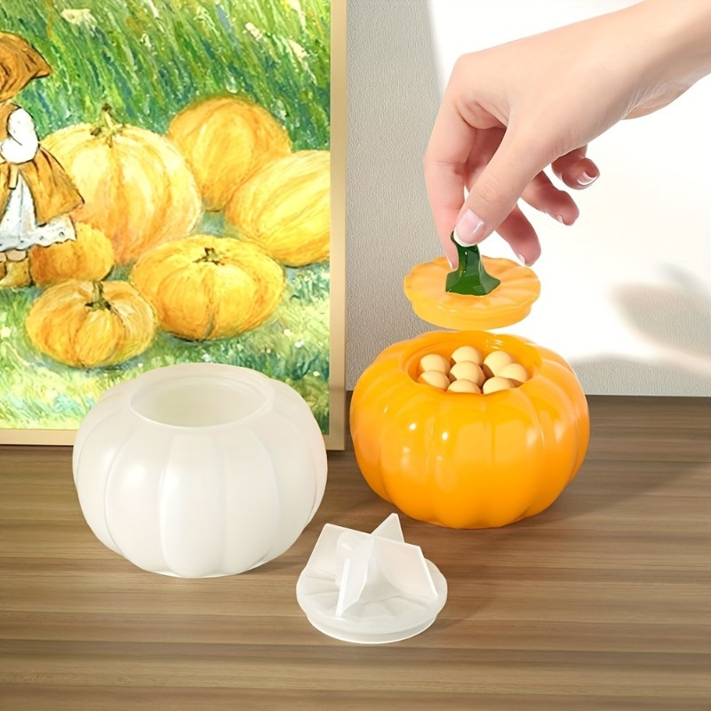2pcs Pumpkin Jar Silicone Mold - đánh giá và giá Candle Making Moulds