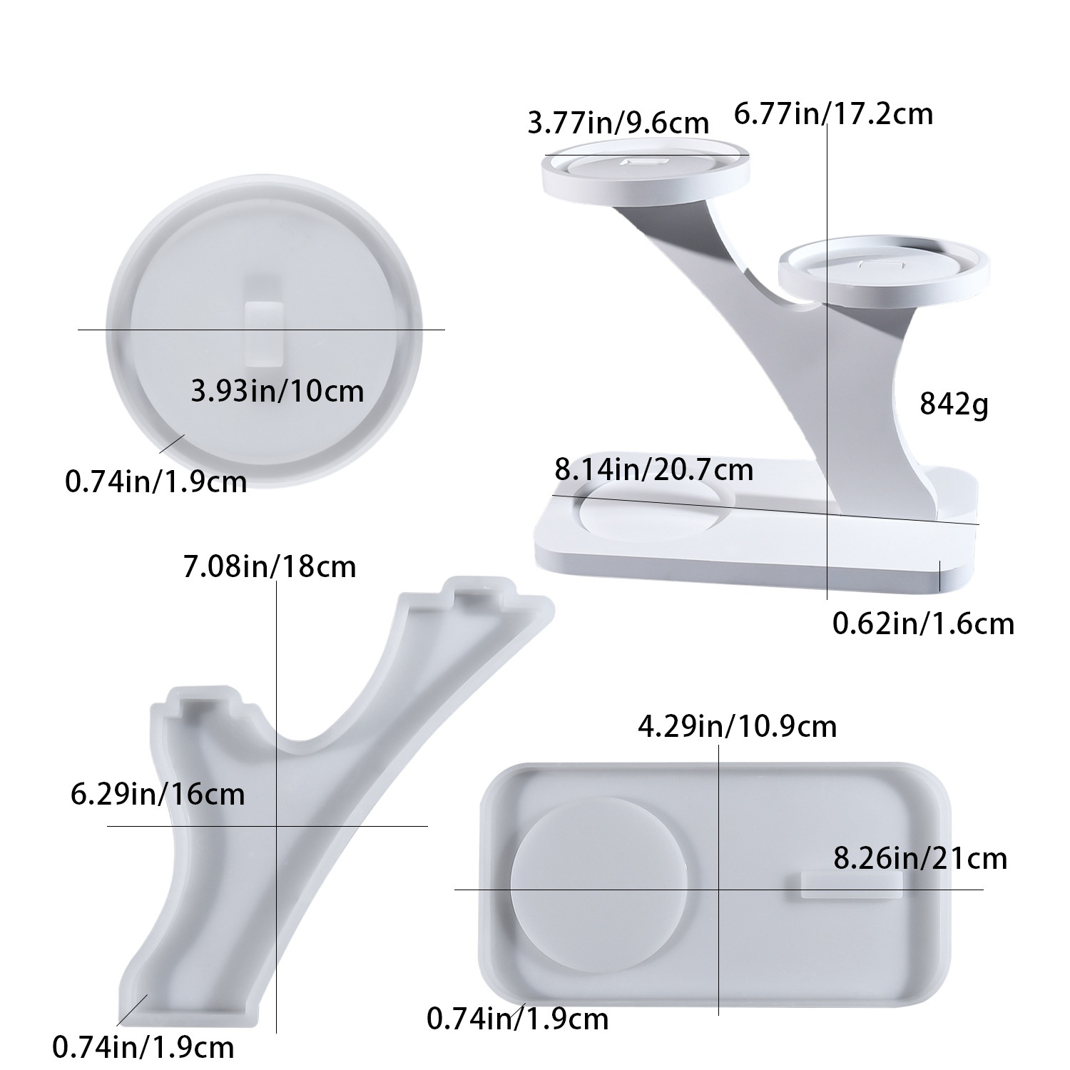 DIY epoxy resin mold candlesti - đánh giá và giá Candle Making Moulds