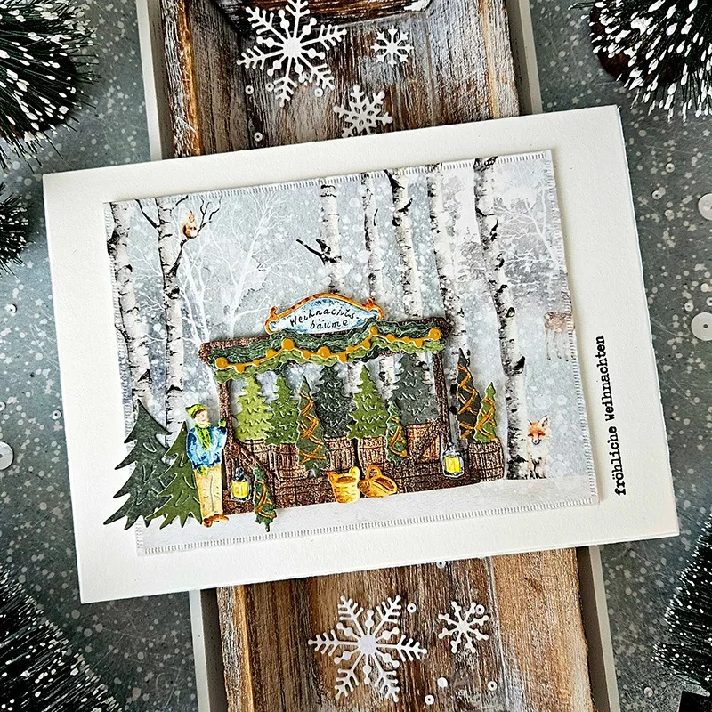 Winter Village Larch Wreath Me - đánh giá và giá Candle Making Books