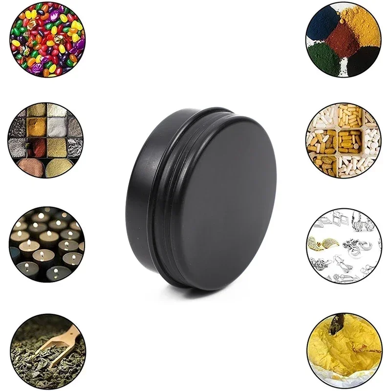 Bộ 50 Đen Nến Hũ Có Nắp Sỉ 5/1 - đánh giá và giá Tin Container Lid