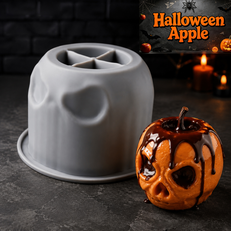 Halloween skull apple silicone - đánh giá và giá Candle Making Classes