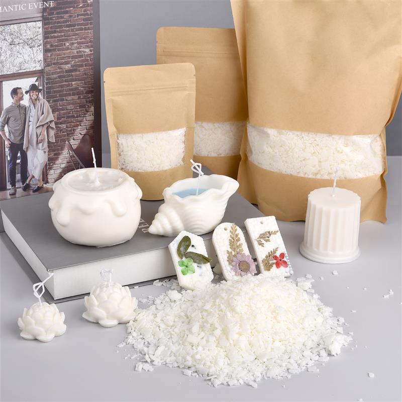 50-1000g Natural Pure Soy Wax  - đánh giá và giá Candle Making Reno