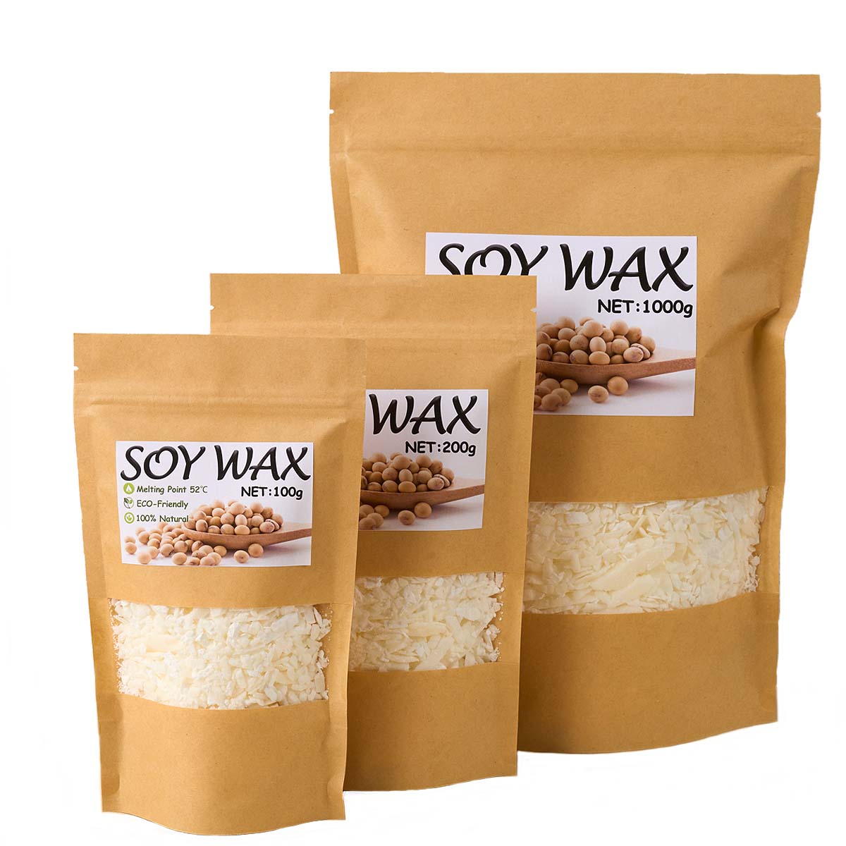1 Pounds Pure White Soy Wax Fo - đánh giá và giá Candle Making Reno