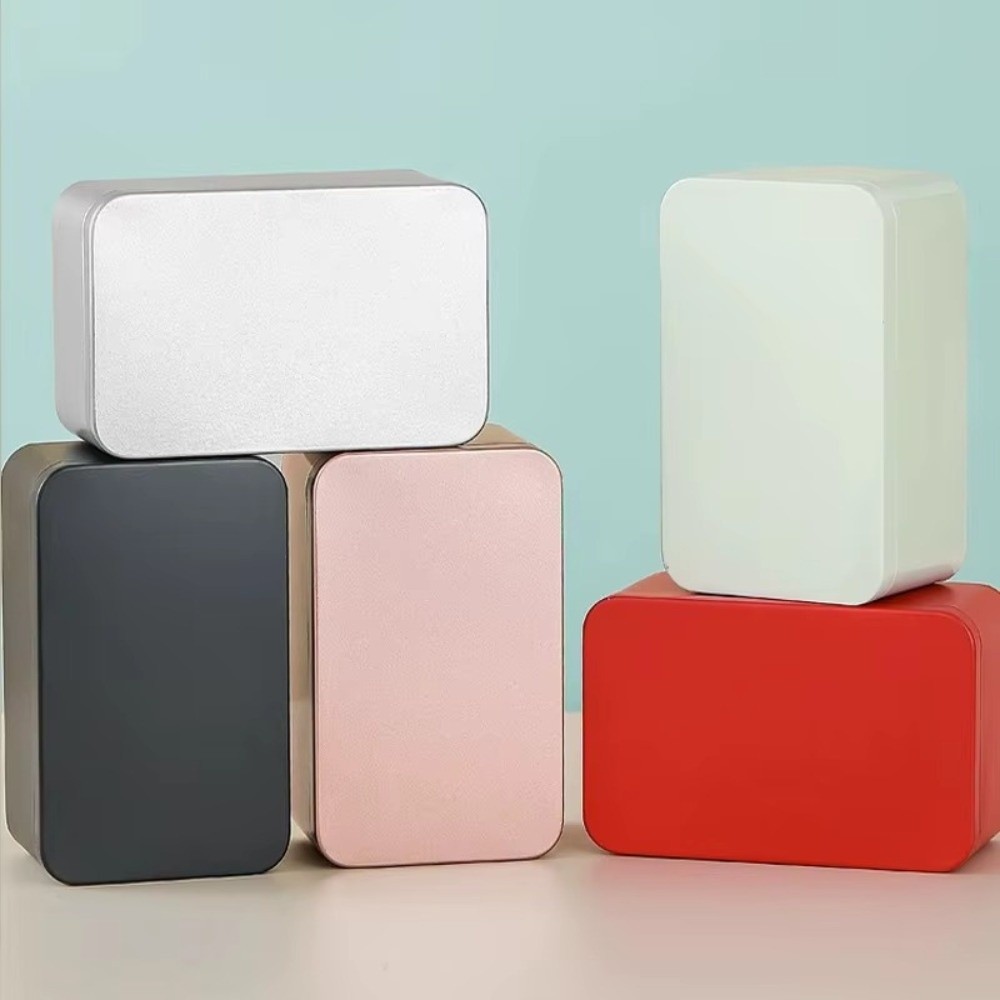 New Solid Color Tin Box Tinpla - đánh giá và giá Tin Container Lid