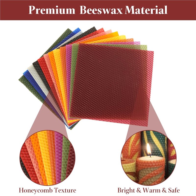 AT21-Bee Swax Sheets(24Pcs), 8 - đánh giá và giá Candle Making Kit For Adults