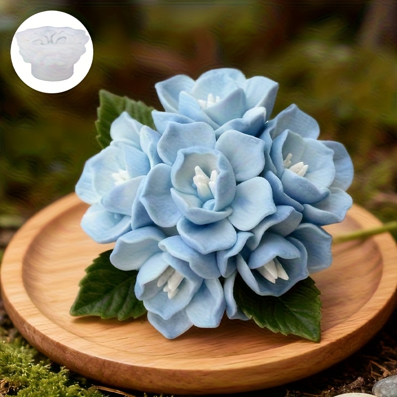 1 Hydrangea Candle Silicone Mo - đánh giá và giá Candle Making Classes