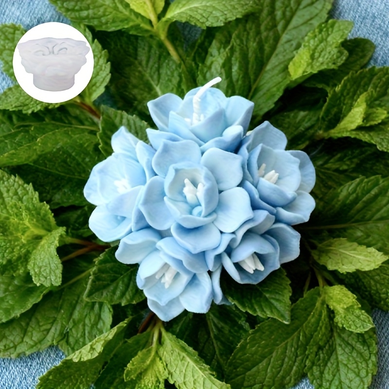 1 Hydrangea Candle Silicone Mo - đánh giá và giá Candle Making Classes