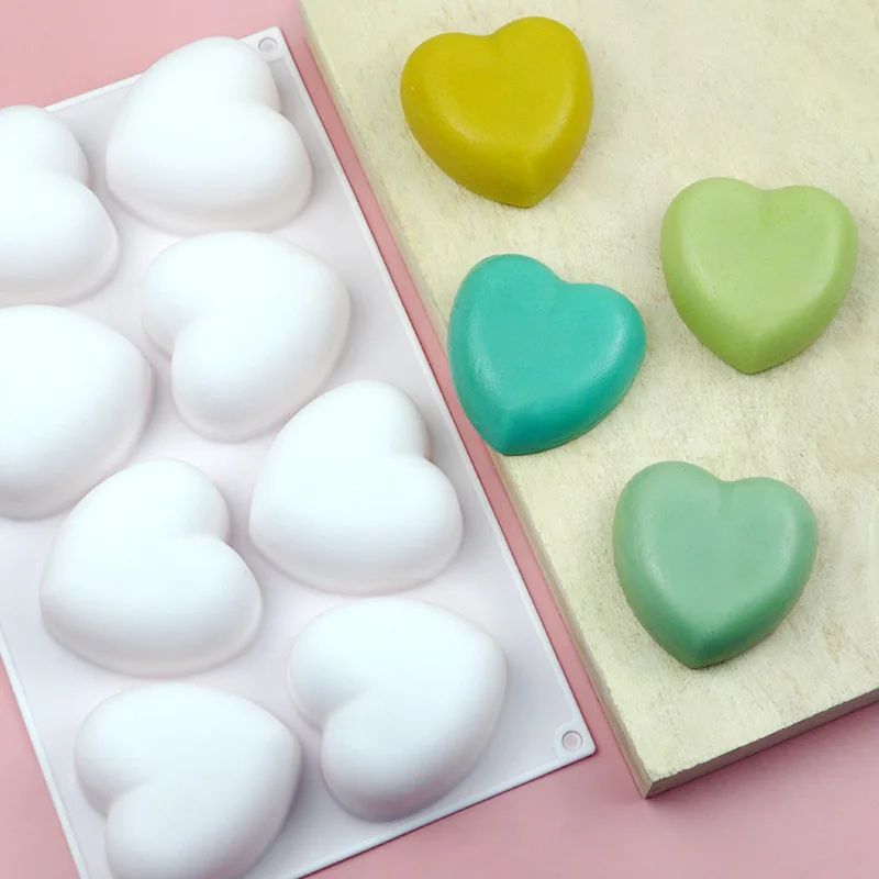 Love Heart Silicone Soap Mold  - đánh giá và giá Candle Making Classes