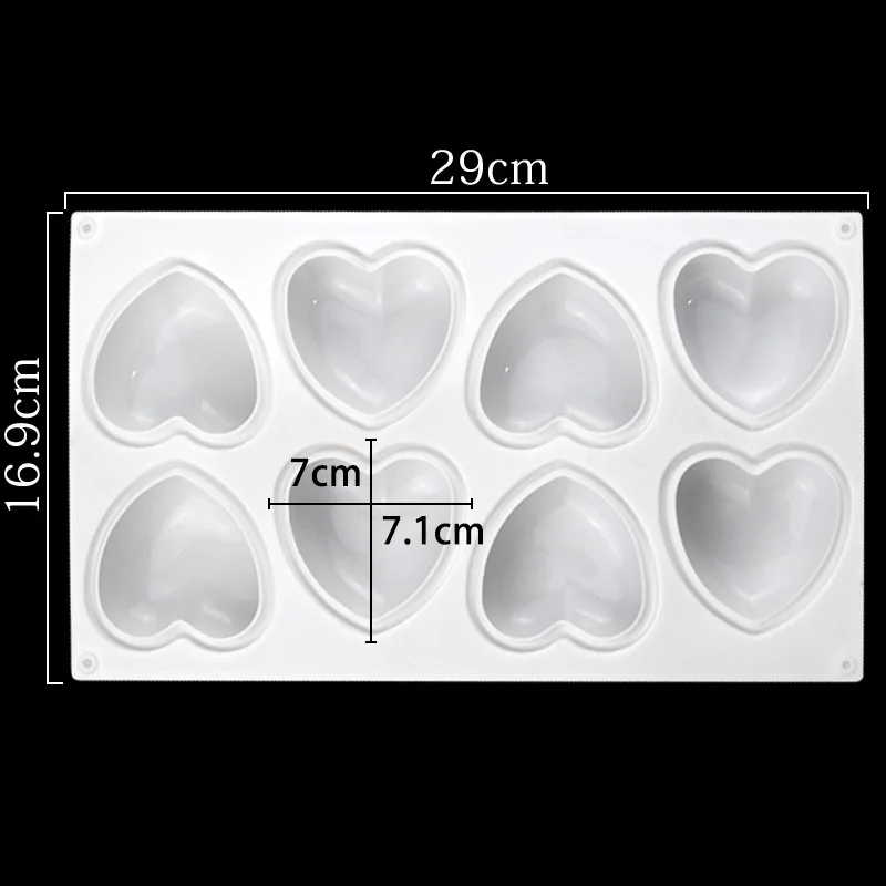 Love Heart Silicone Soap Mold  - đánh giá và giá Candle Making Classes