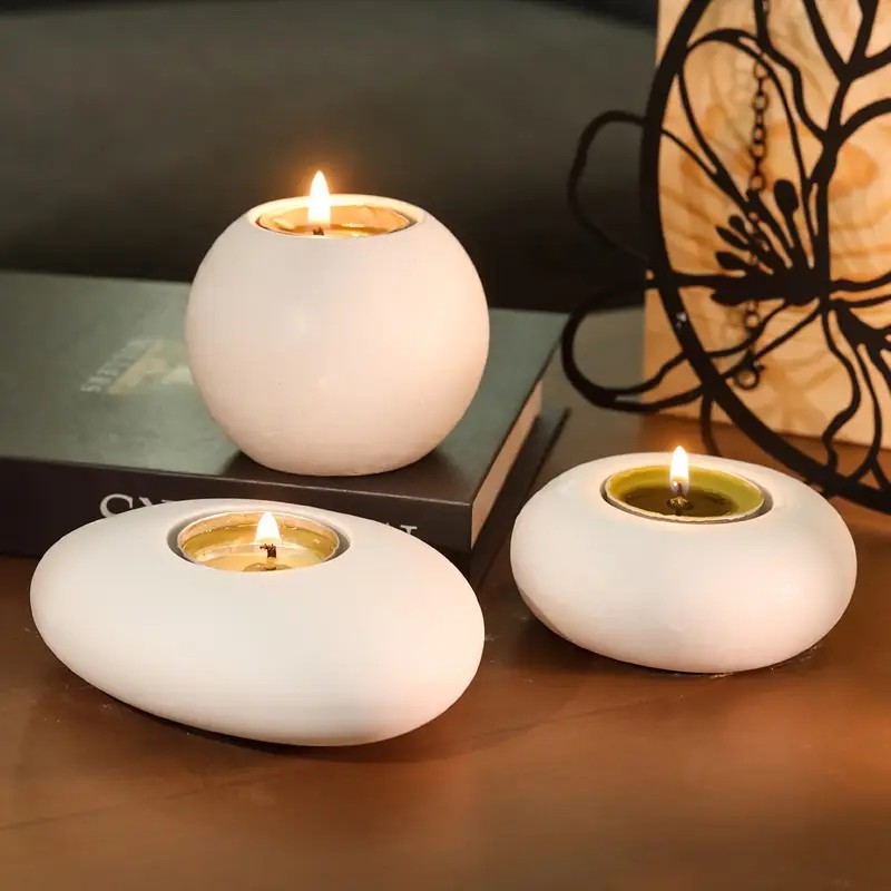 Tealight Candle Holder Resin S - đánh giá và giá Candle Making Classes