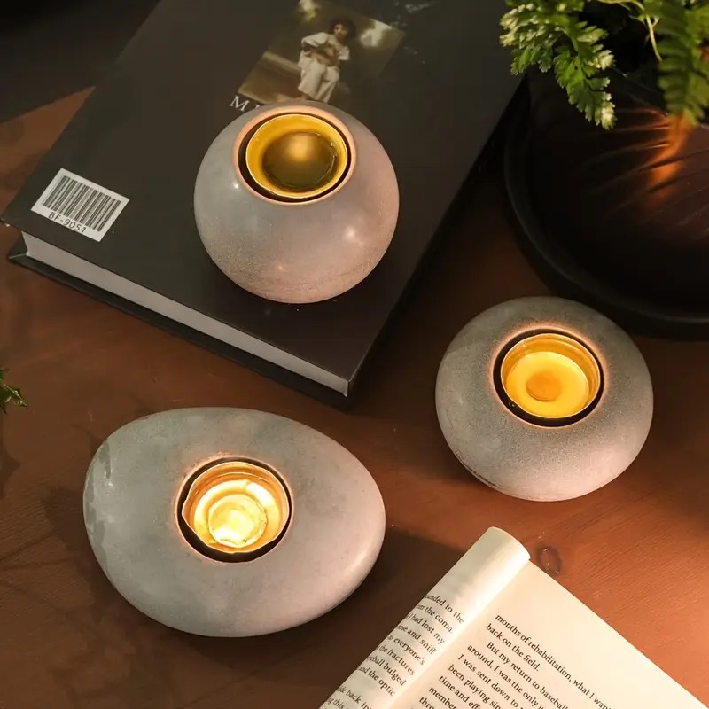 Tealight Candle Holder Resin S - đánh giá và giá Candle Making Classes