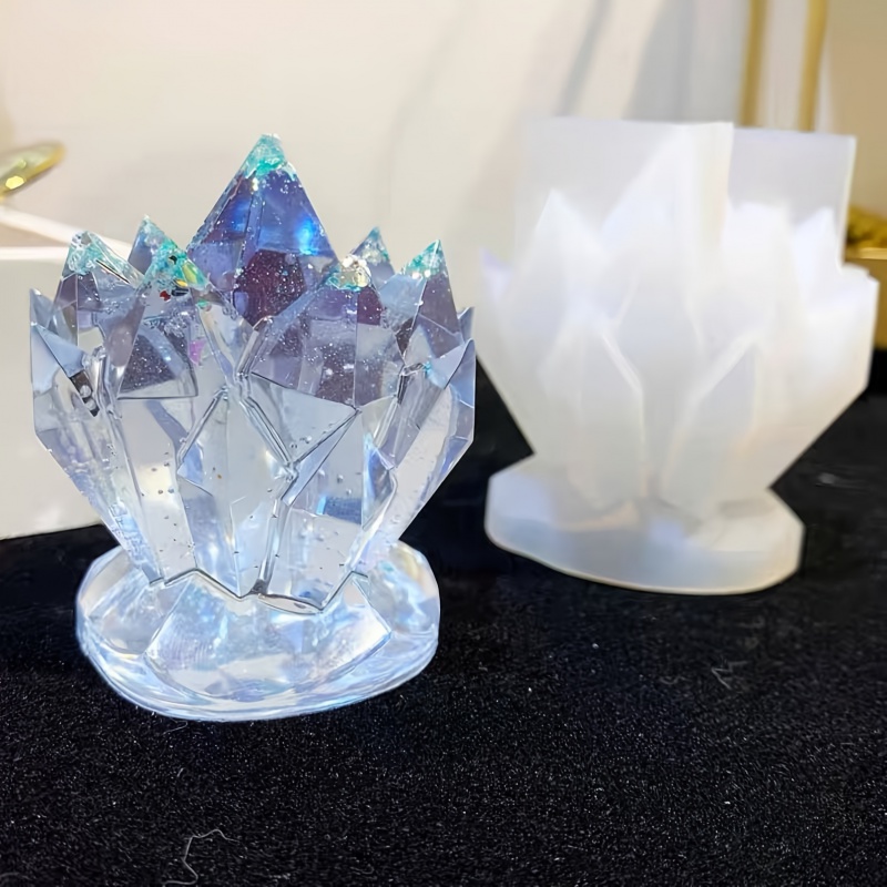 1pcCrystal Cluster Decorative  - đánh giá và giá Candle Making Moulds