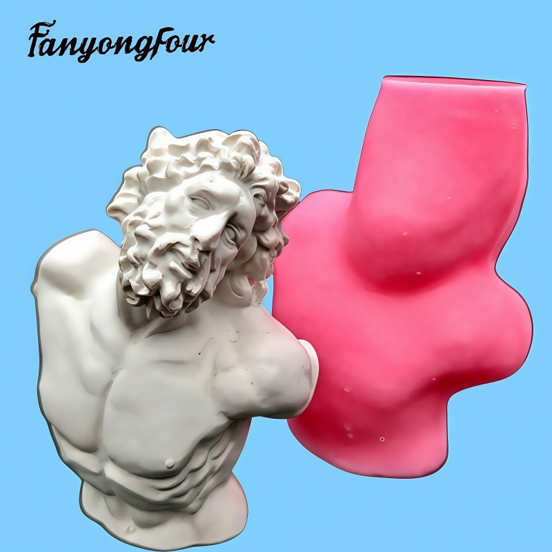 Laokong half body silicone mol - đánh giá và giá Candle Making Moulds