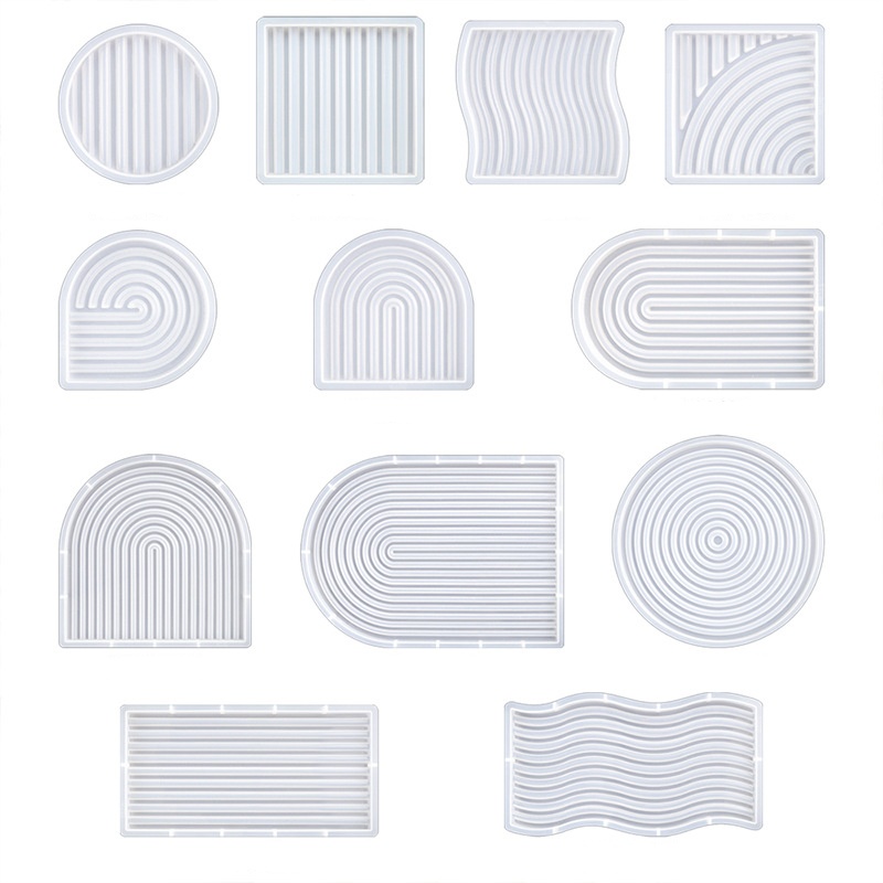 DIY Striped Wave Tray Mold For - đánh giá và giá Candle Making Moulds