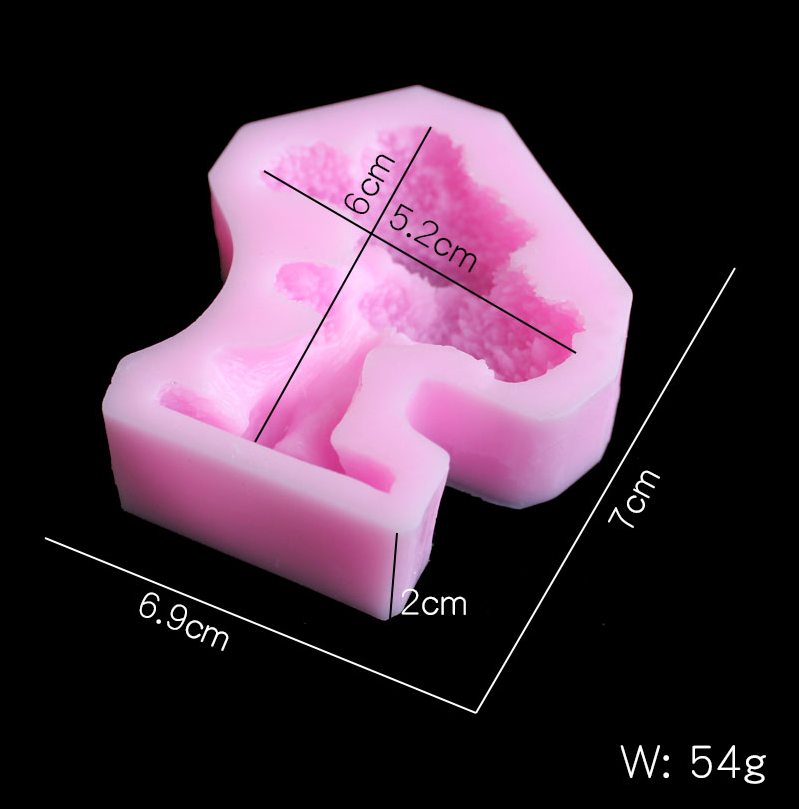 Cây thông silica gel khuôn TỰ  - đánh giá và giá Candle Making Moulds