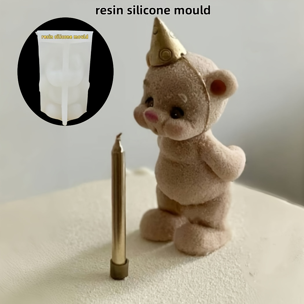DNEJIU Cute Bear Silicone Mold - đánh giá và giá Candle Making Moulds