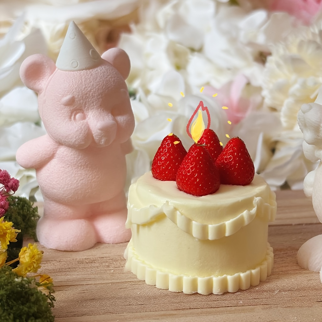 DNEJIU Cute Bear Silicone Mold - đánh giá và giá Candle Making Moulds