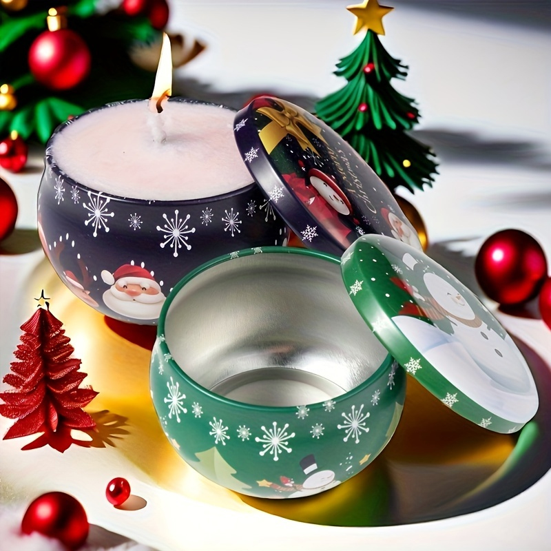 Round Christmas Tinplate Empty - đánh giá và giá Tin Container Lid