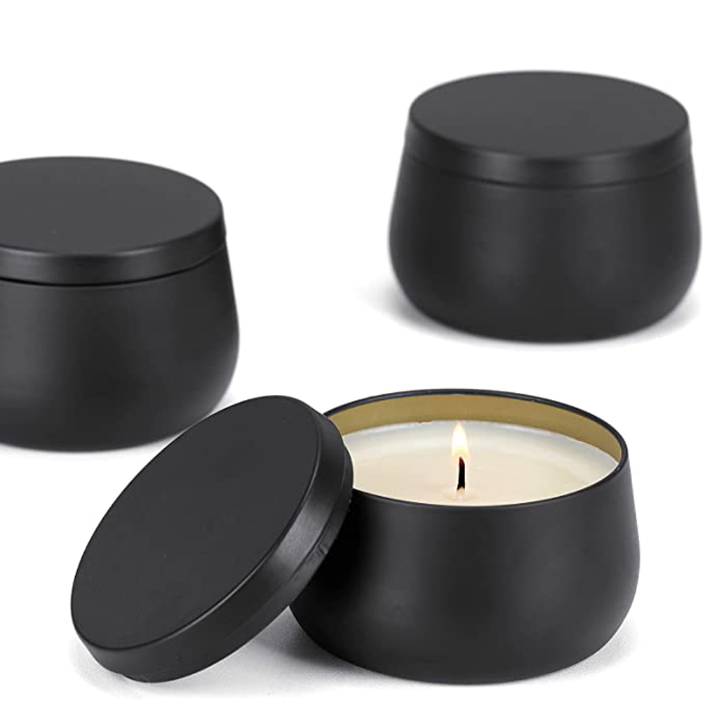 12pcs 8oz White Black Gold Met - đánh giá và giá Tin Container Lid