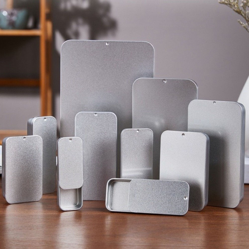 Multi Size Sliding Lid Tin Box - đánh giá và giá Tin Container Lid
