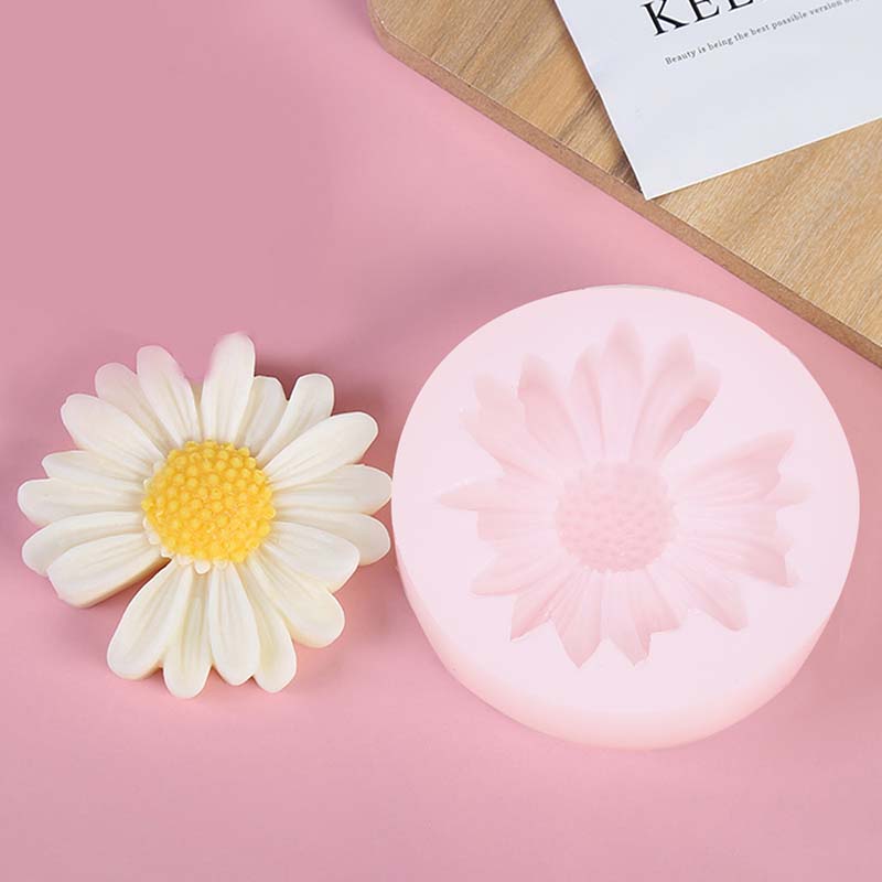 DIY Candle Silicone Mold Daisy - đánh giá và giá Candle Making Reno