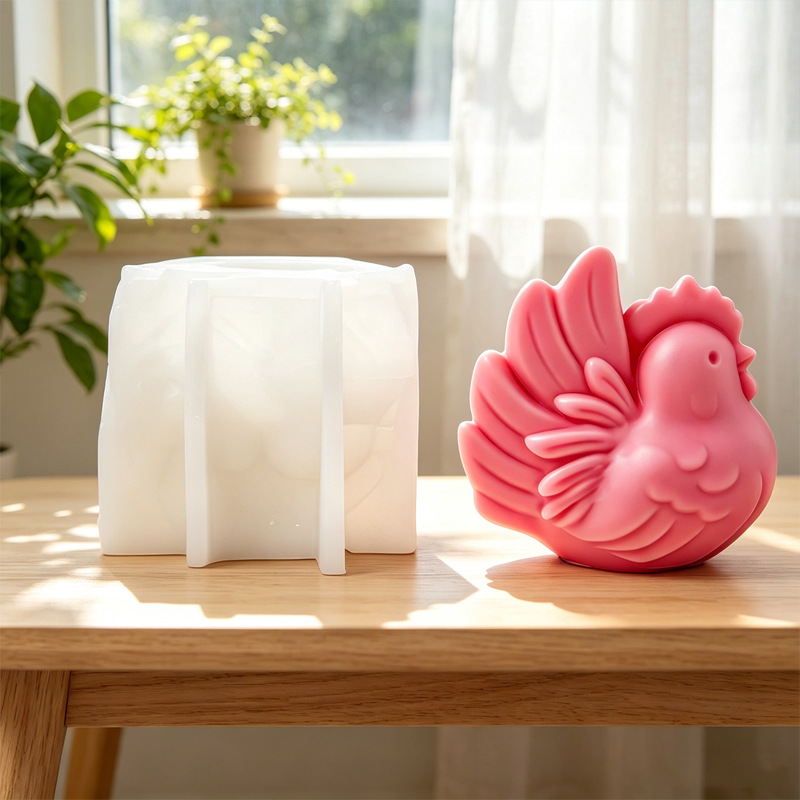 Cartoon Hen Silicone Candle Mo - đánh giá và giá Candle Making Reno