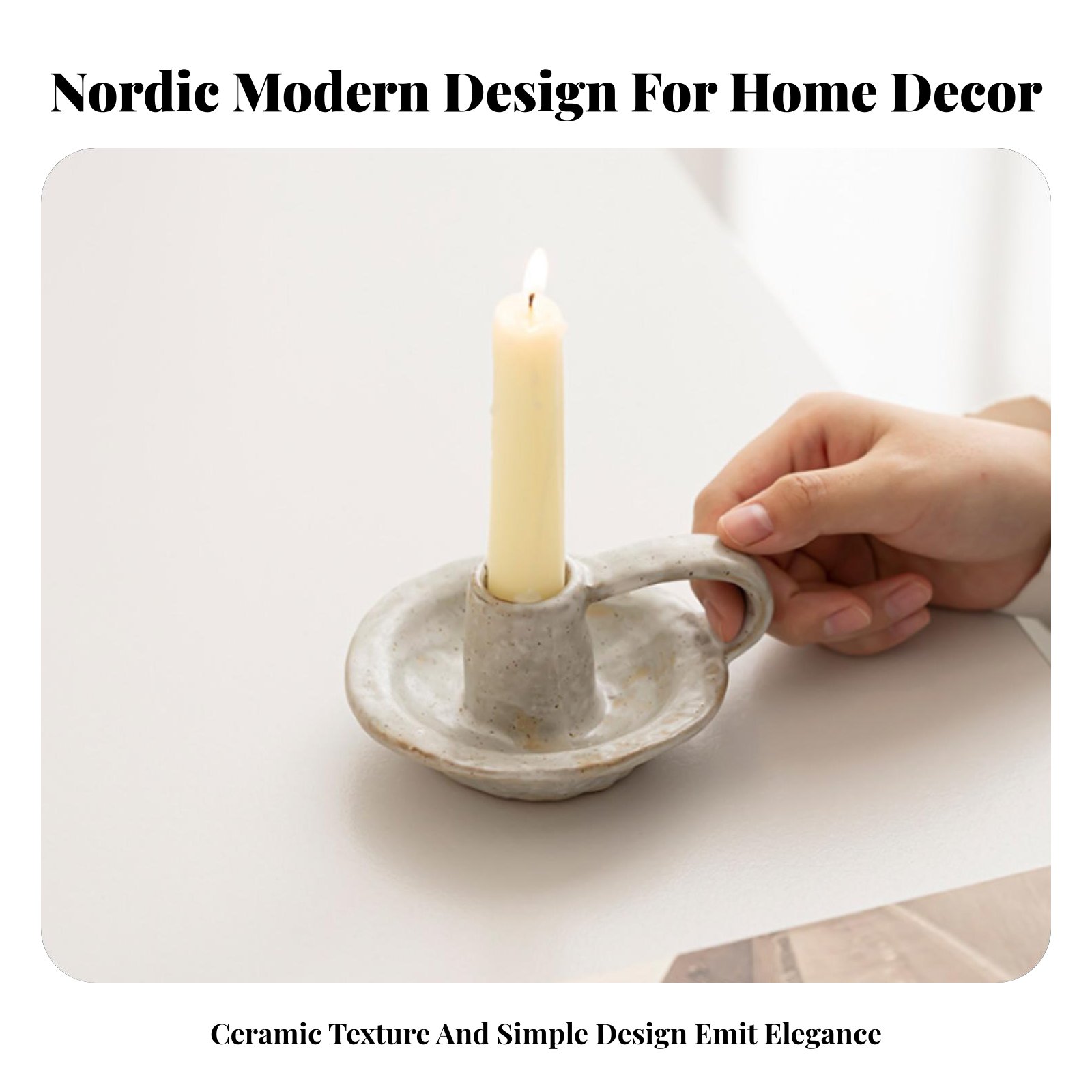 Nordic Ceramic Candle Holder,  - đánh giá và giá Paraffin Candle Wax