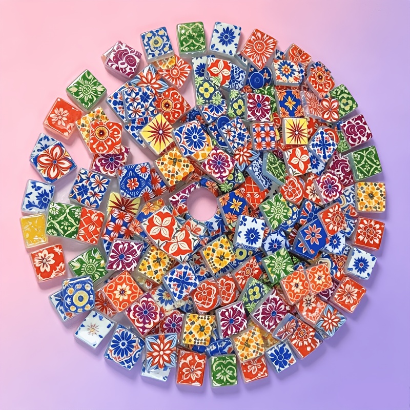 100/200g of Colorful Mosaic Ma - đánh giá và giá Kraft Box Candle
