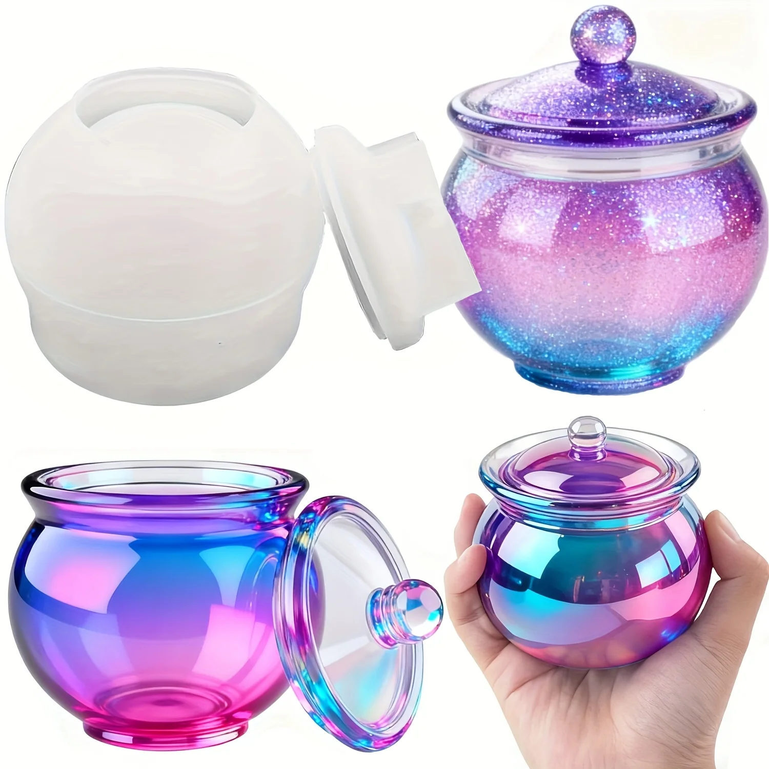 1 set of round resin can molds - đánh giá và giá Candle Making Moulds